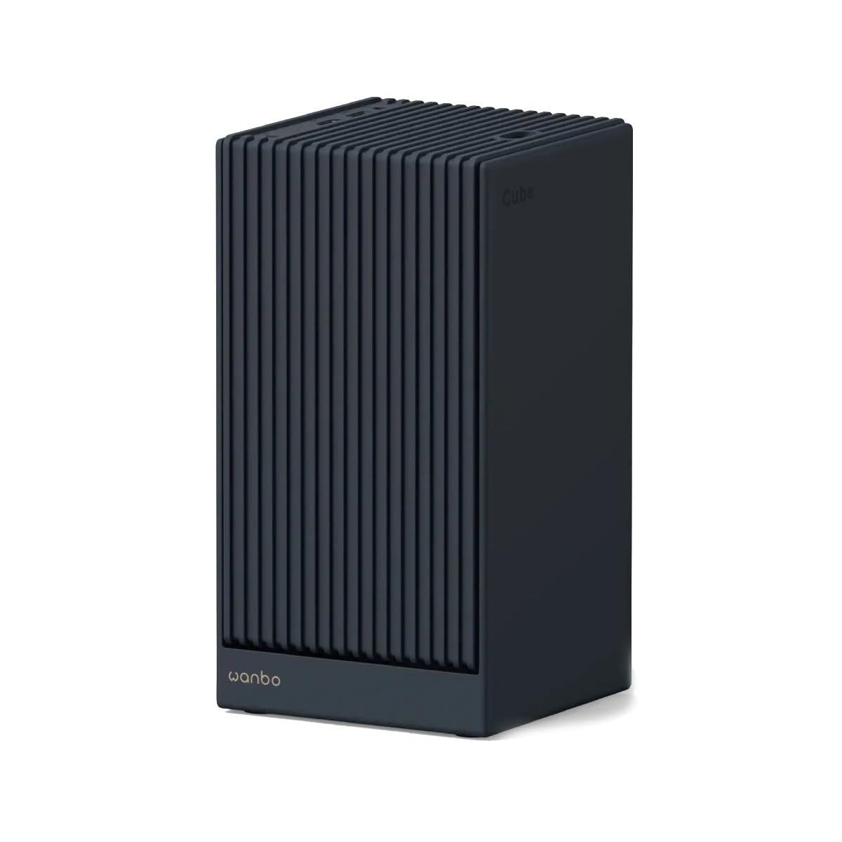 Wanbo Cube 2 Pro Smart Projector with Android TV & ToF Auto-Focus – Compact Portable Mini Projector and Bluetooth Speaker 8W, Keystone Correction, Home Theater for Small Spaces, Bedrooms, Dorms, Blue