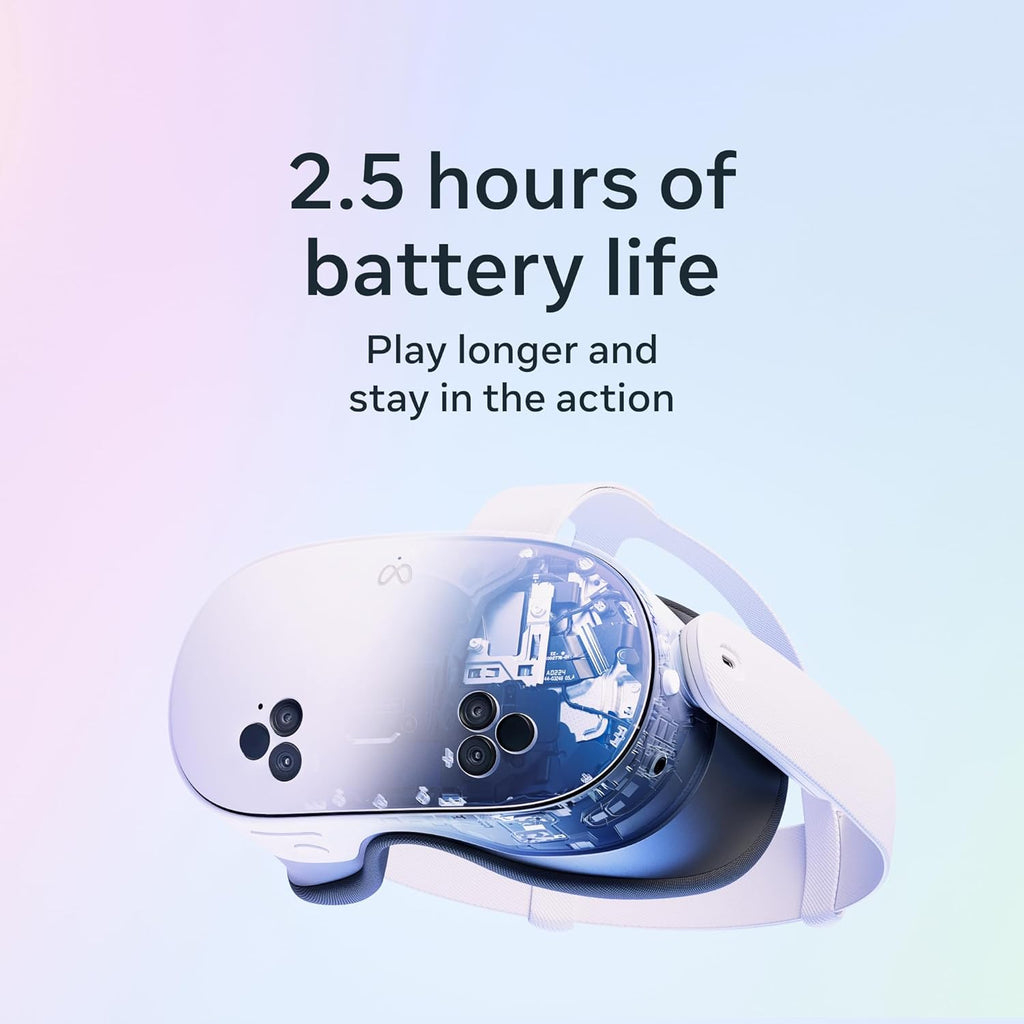 Meta Quest 3S 128 GB – Dive into virtual reality – Thousands of immersive experiences – All-in-one headset – Get a 3-month trial of Meta Horizon+ included