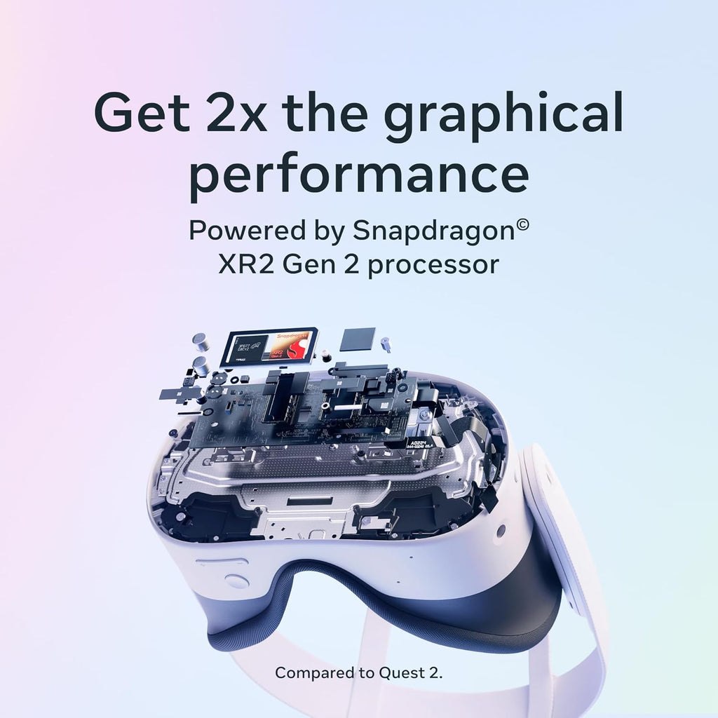 Meta Quest 3S 128 GB – Dive into virtual reality – Thousands of immersive experiences – All-in-one headset – Get a 3-month trial of Meta Horizon+ included