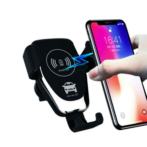 10W Wireless Fast Car Charger Mount Holder Stand Automatic Clamping Charging-4